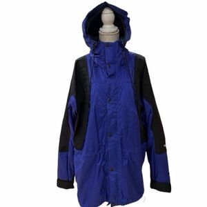 The North Face Mountain Jacket 90’s Gore-Tex Blue/Black Size XL Vintage/Retro